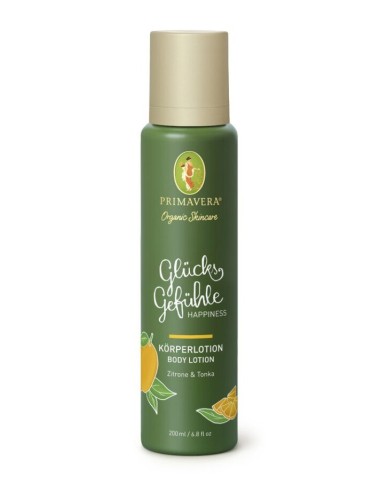Loción Corporal Happiness (Limón - Tonka) 200ml - Primavera Life | Fahle Ecolines