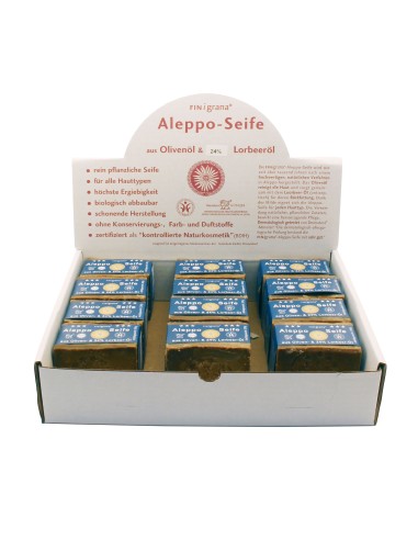 Jabón Alepo Oliva BIO 32% Laurel 165g - Finigrana | Fahle Ecolines