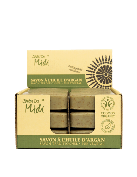 Jabón exfoliante de aceite de Argán BIO Verbena - Savon Du Midi | Fahle Ecolines