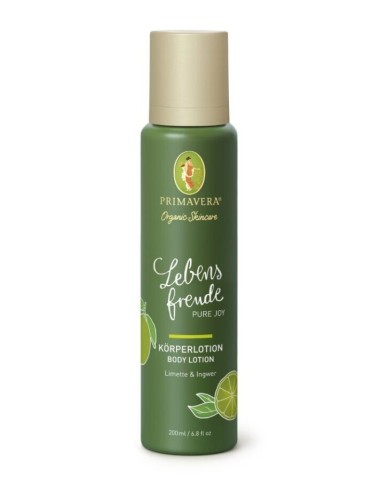 Loción Corporal Pure Joy Jengibre y Lima 200ml - Primavera Life | Fahle Ecolines
