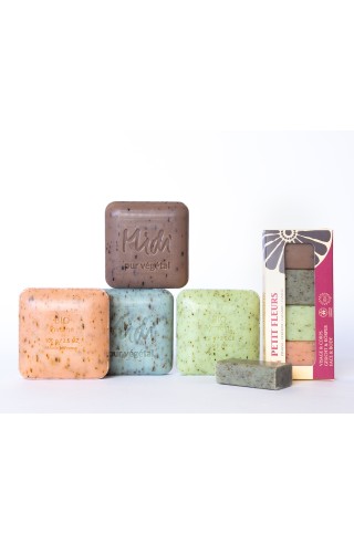 Jabón con trocitos de plantas BIO Vainilla - Savon Du Midi | Fahle Ecolines