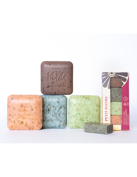 Jabón con trocitos de plantas BIO Vainilla - Savon Du Midi | Fahle Ecolines
