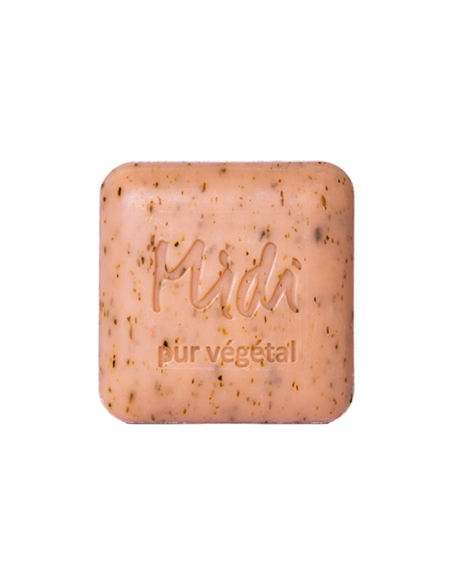 Jabón con trocitos de plantas BIO Peonía - Savon Du Midi | Fahle Ecolines